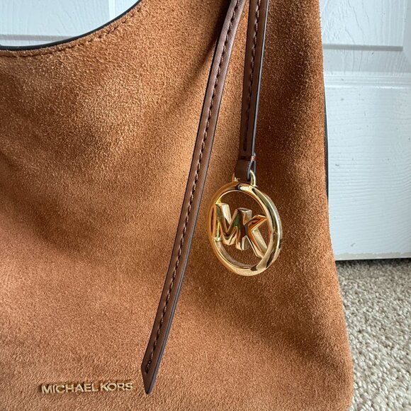 Michael Kors Brown Suede Hobo Bag – Gold Hardware - Picture 5 of 5